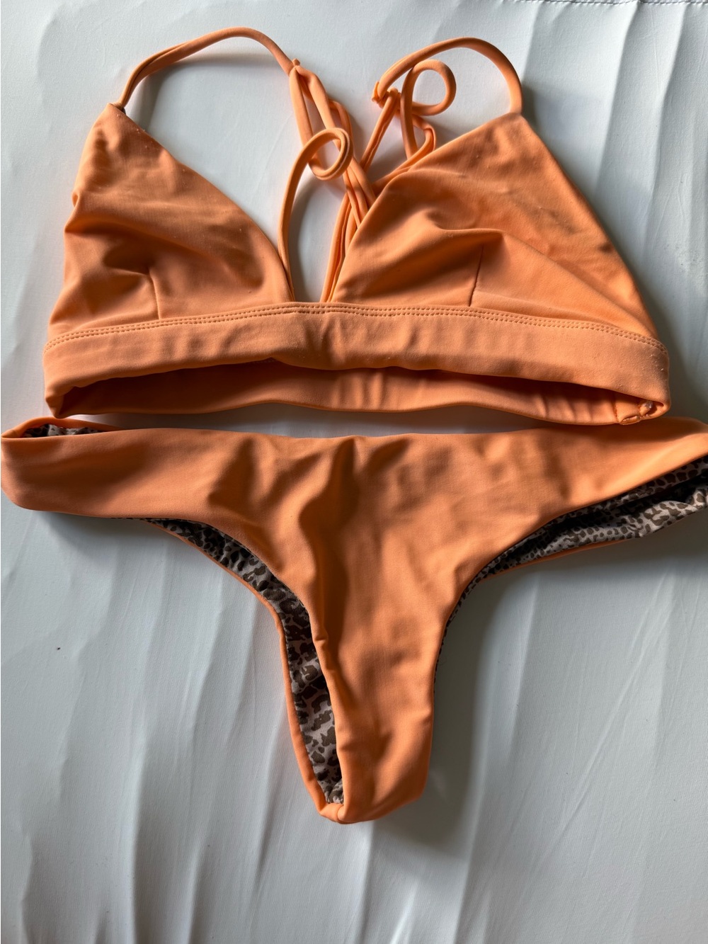 acacia swimwear Orange Bikini Set